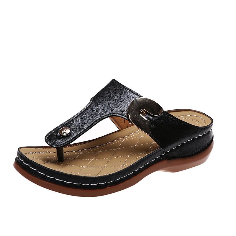 Flip Flops med Kileformet Hæl - NordHjem
