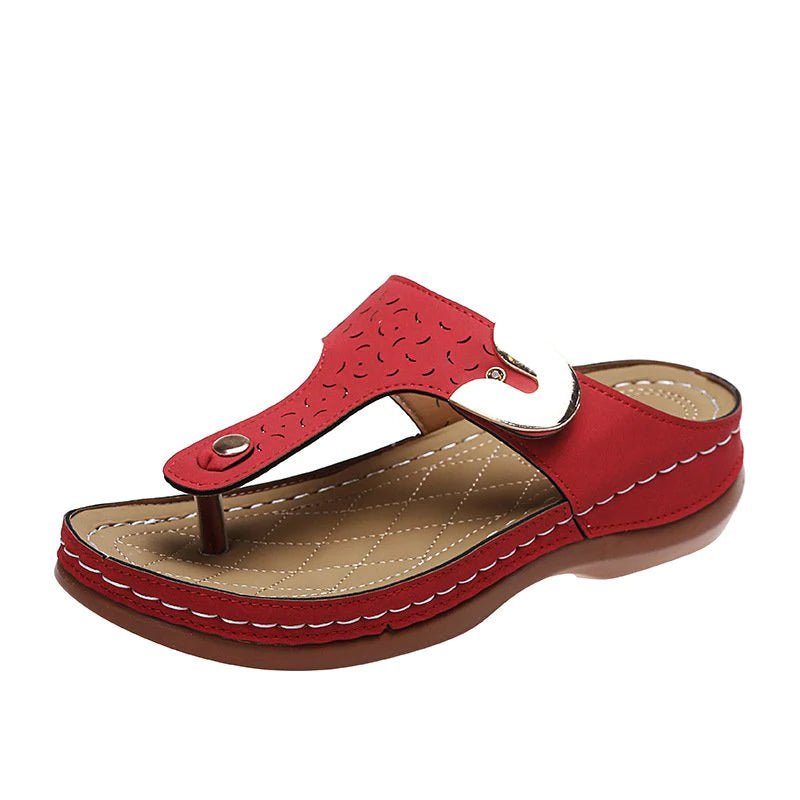 Flip Flops med Kileformet Hæl - NordHjem