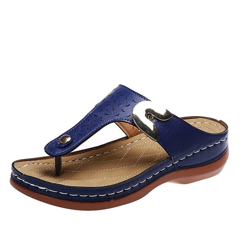 Flip Flops med Kileformet Hæl - NordHjem
