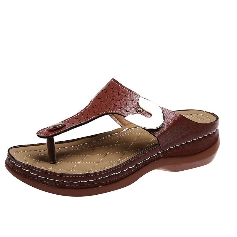 Flip Flops med Kileformet Hæl - NordHjem