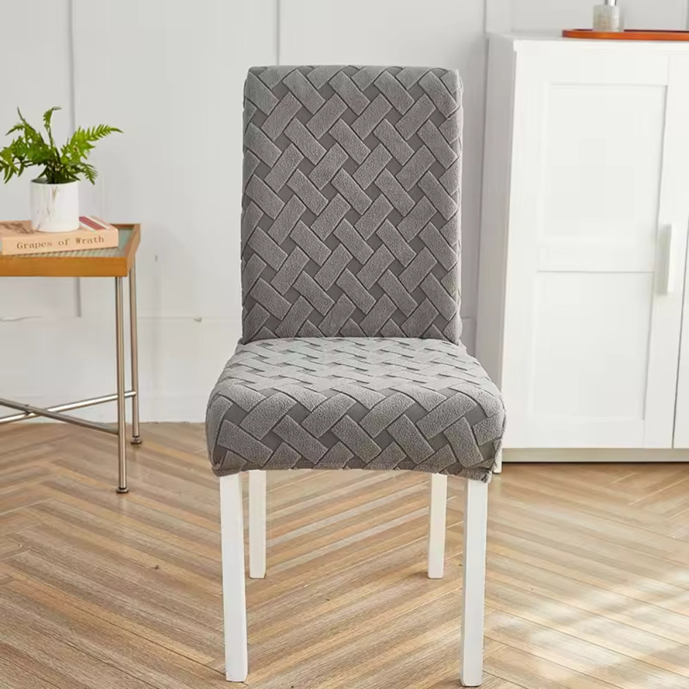 Vevd jacquard-stoltrekk med beskyttelse