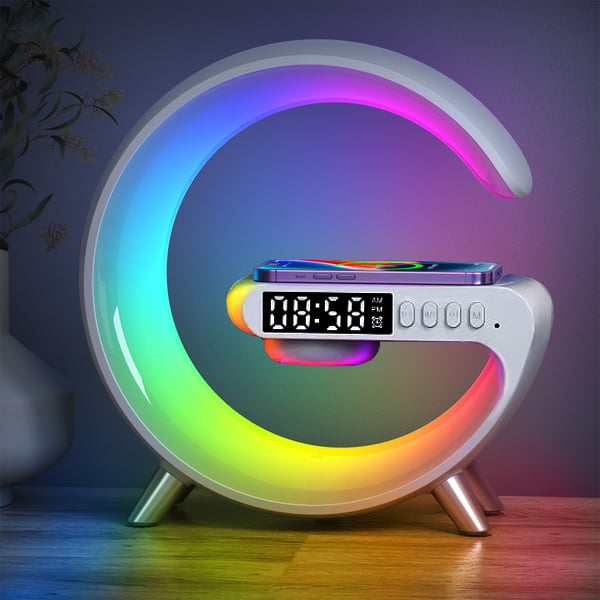 GlowTunes Smart Lamp - Multifunksjonell Bluetooth - høyttaler - NordHjem