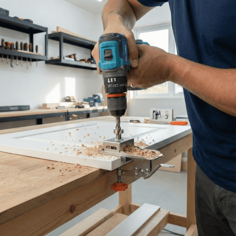 HingeMaster - Presis Og Enkel Å Bruke Boring Master Hinge Jig Verktøy