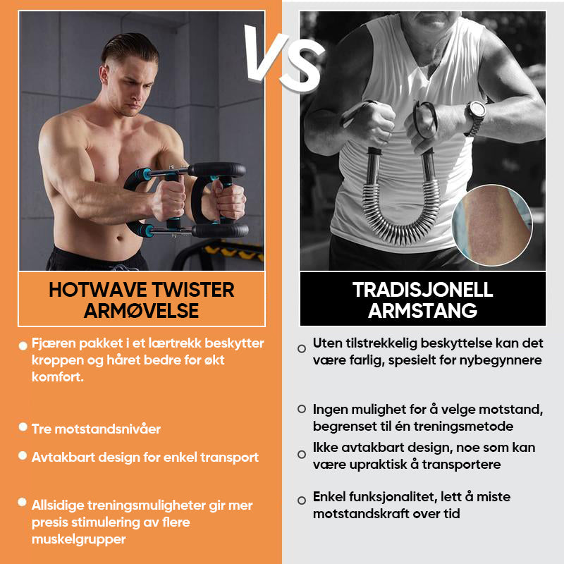 Dreiestang for armtrening