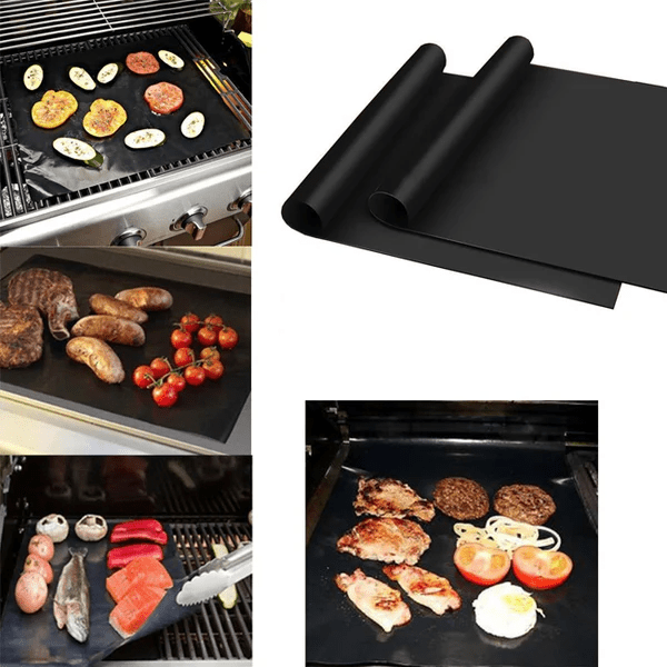 Luksus BBQ Grillmatte – Non - stick, Gjenbrukbar & Oppvaskmaskinsikker for Grill og Ovn - NordHjem