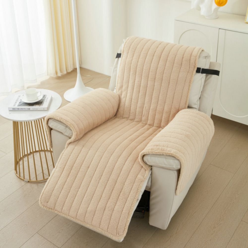 Lunt vevd trekk til reclinerstol – Beige Sand