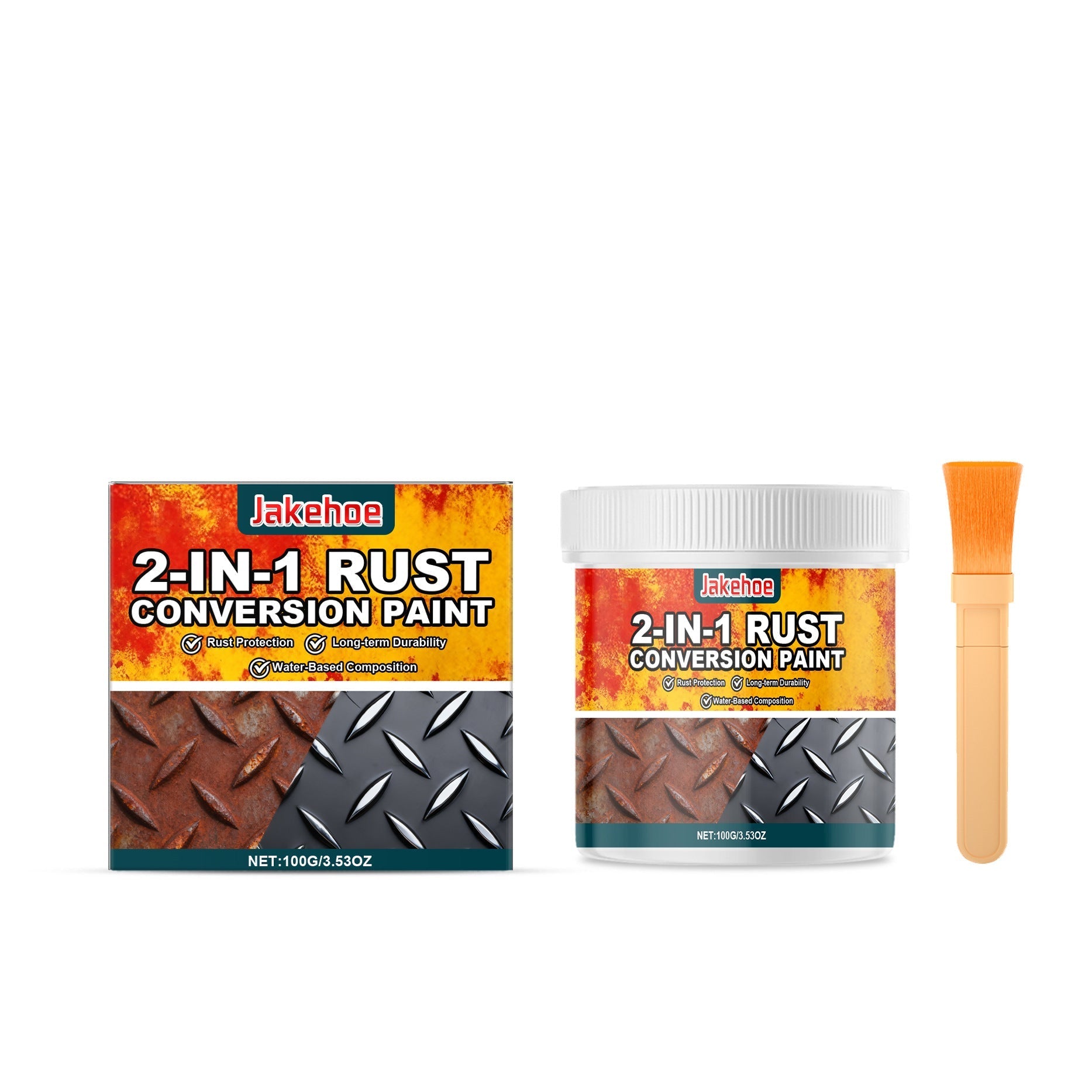 RustConversion 1+1 GRATIS: 2-I-1 Rustkonverteringsmaling Og Metallgrunning