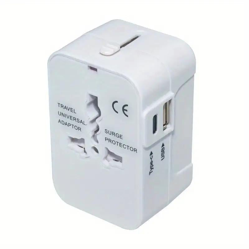 Universell Reiseadapter med Dobbel USB-port