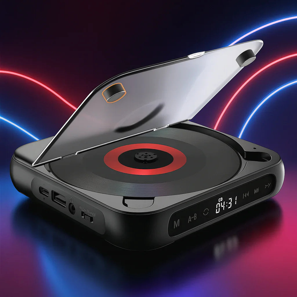 PureSound CD-afspiller™ | Genopdag musikken med krystalklar lyd hvor som helst