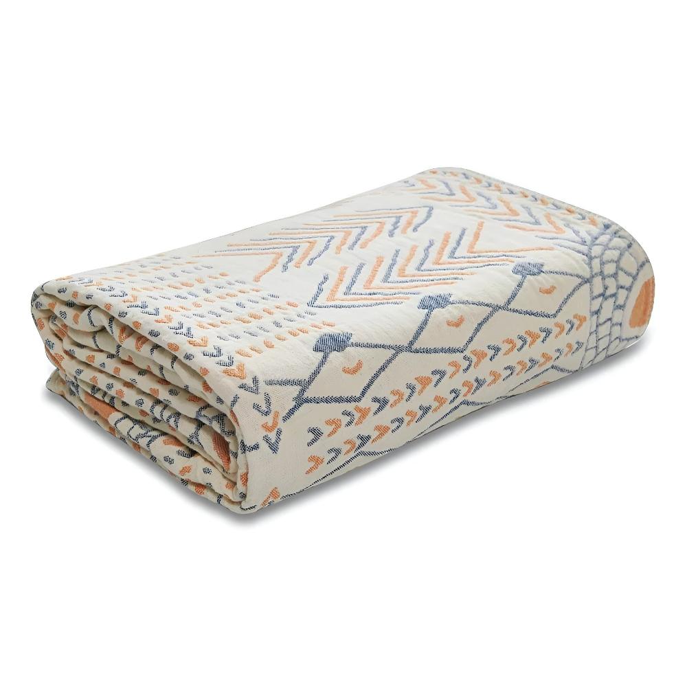 Vendbart elegant bomullspledd