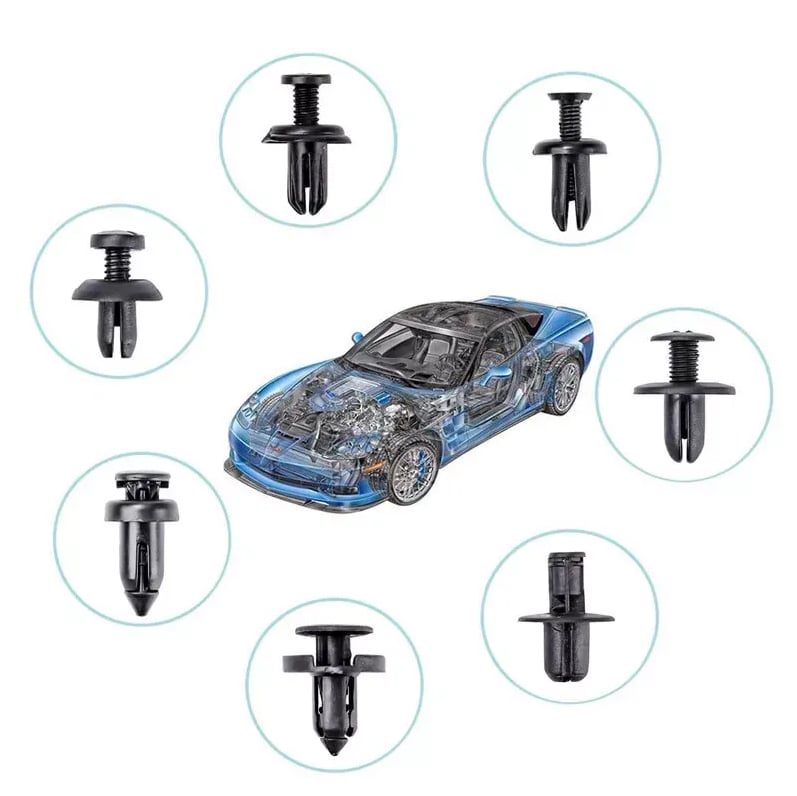 FixMate Universal Fasteners 680 Kit – 680PCS Bilklips med Verktøysett - NordHjem