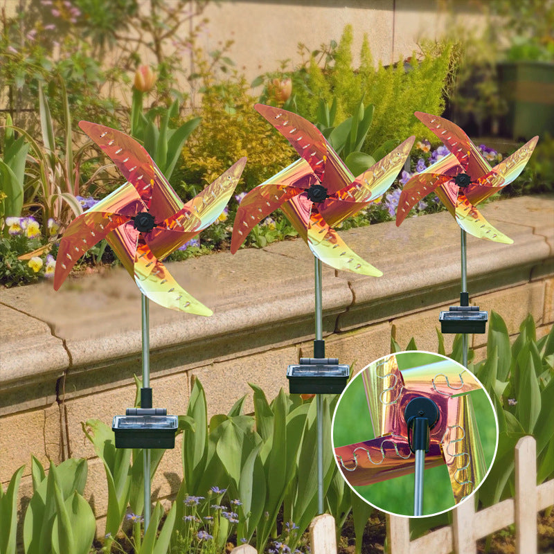 Vanntett Solar Garden Windmill Light