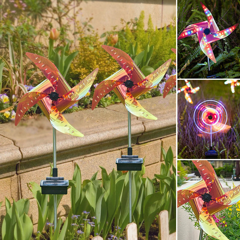 Vanntett Solar Garden Windmill Light