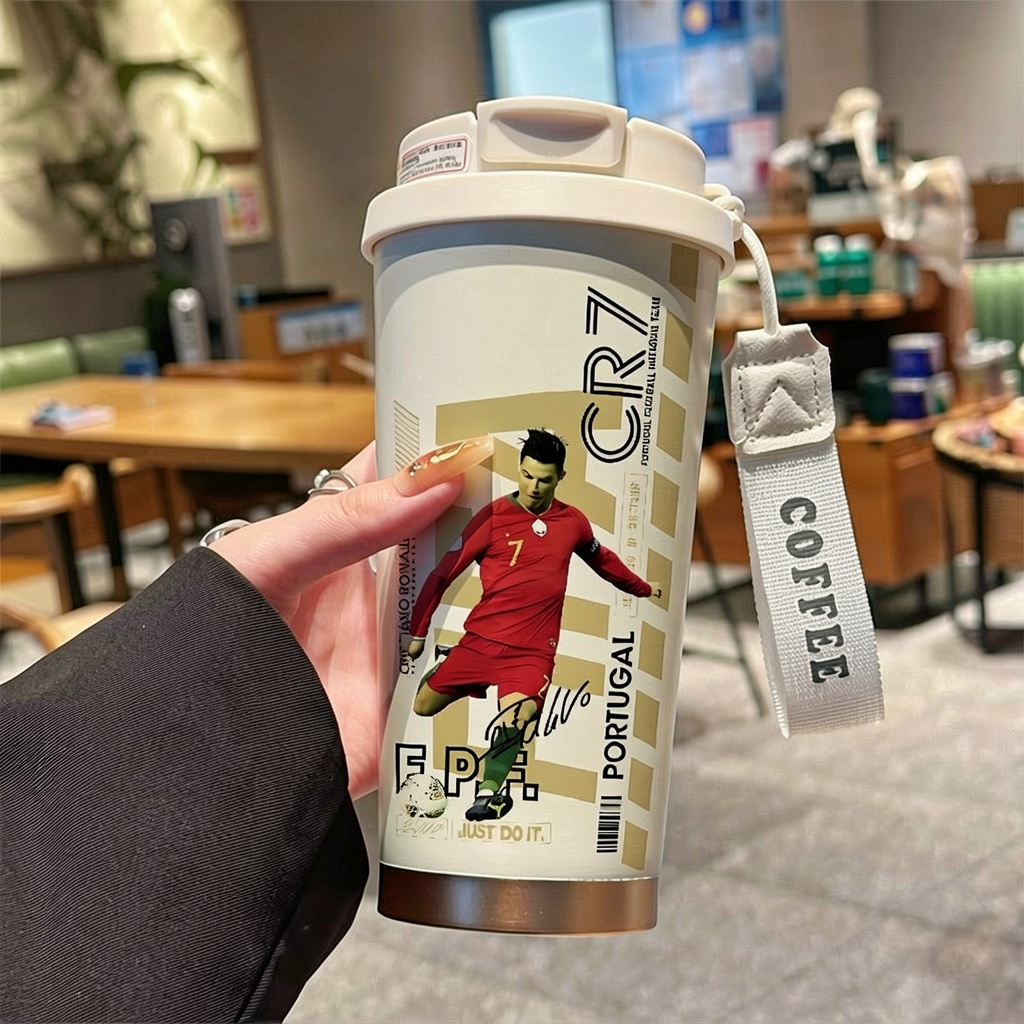 Termosflaske Cristiano Ronaldo - Fotball Drikkeflaske - Limited Edition