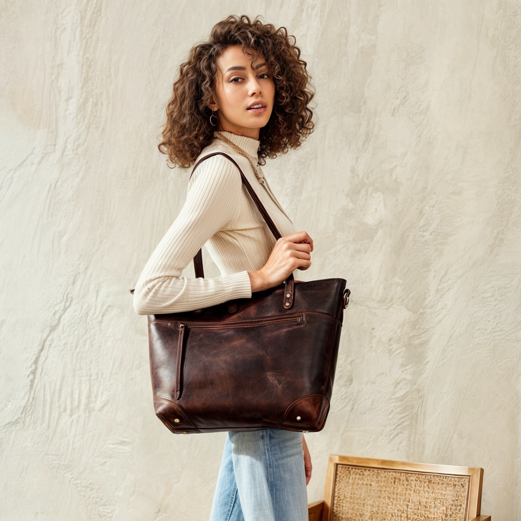 Vintage Kunstskinnveske