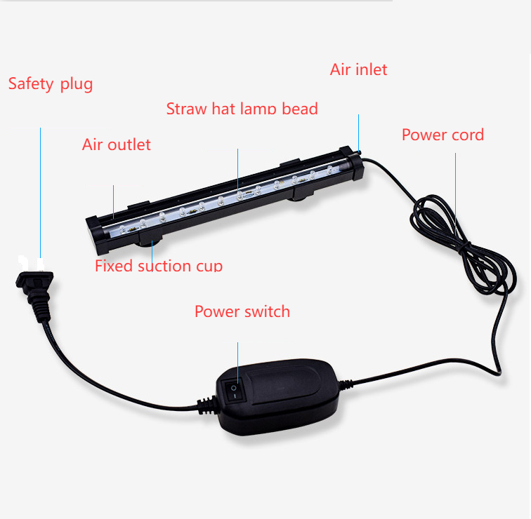 Ledsen™ GlowBubble:  LED-Akvarium Fargerik Glød Boblelys