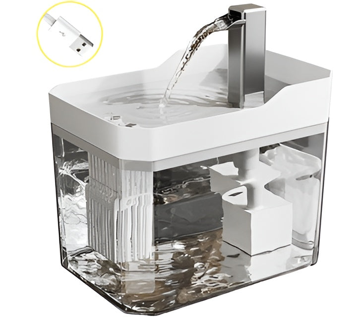 Catfri® WaterFountain: Smart Automatisk Kjæledyr Vann Fontene