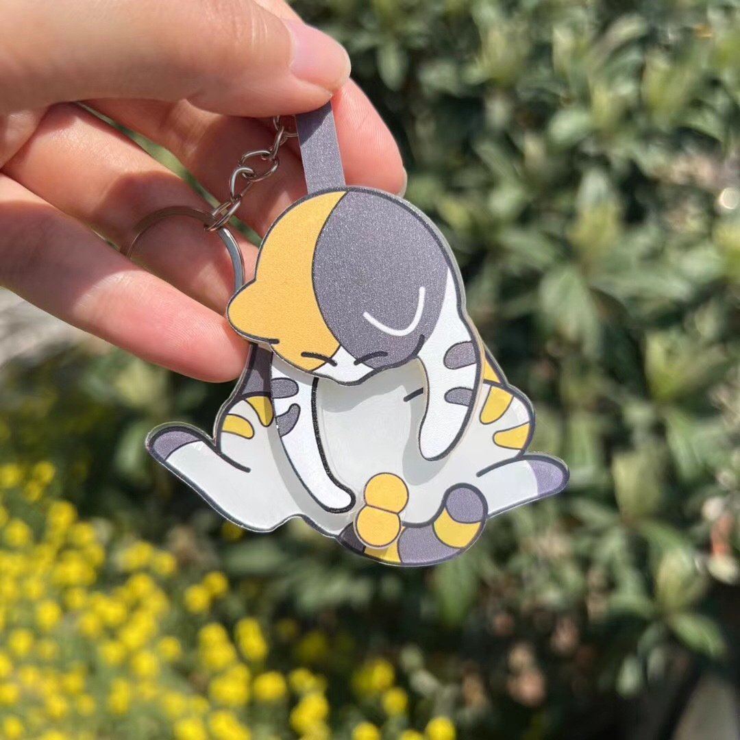 CatKeychain 1+1 GRATIS: Morsom Leken Unik Katt Nøkkelring Tilbehør