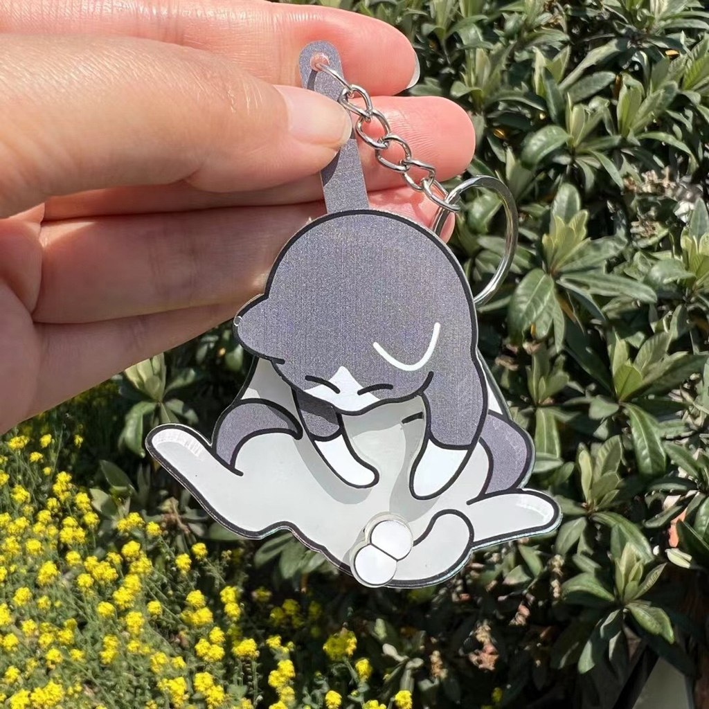 CatKeychain 1+1 GRATIS: Morsom Leken Unik Katt Nøkkelring Tilbehør