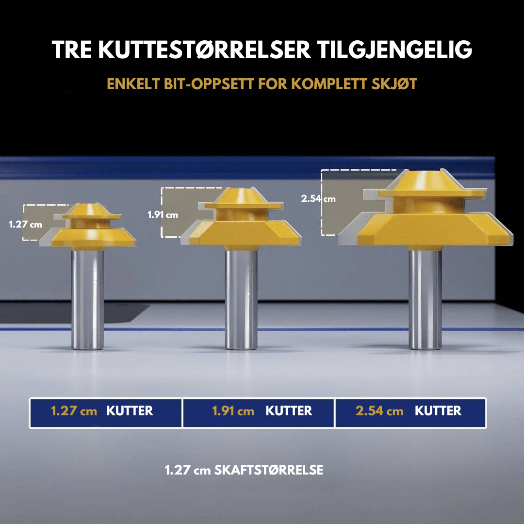 LockPro 45° Gjæringsfres – Uovertruffen presisjon, urokkelig styrke - NordHjem