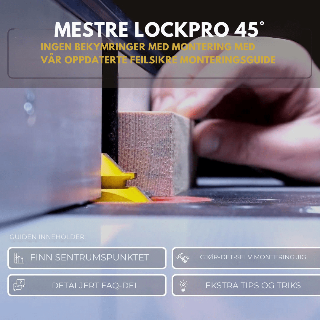 LockPro 45° Gjæringsfres – Uovertruffen presisjon, urokkelig styrke - NordHjem