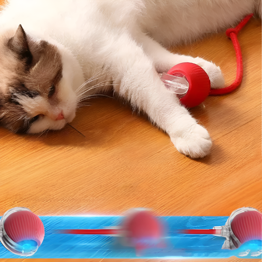 Catfri® CatBall: Automatisk Interaktiv Morsom Katt Jager Ball