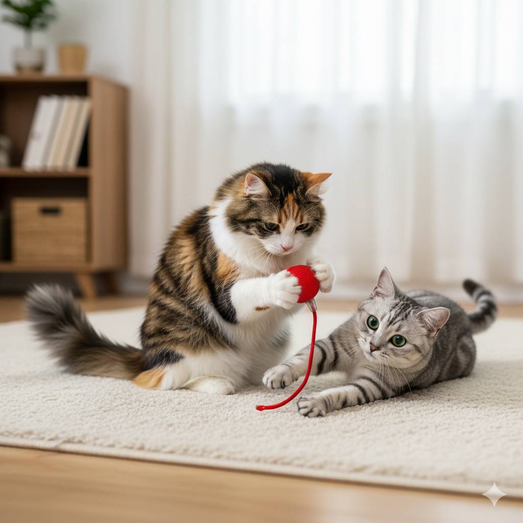 Catfri® CatBall: Automatisk Interaktiv Morsom Katt Jager Ball