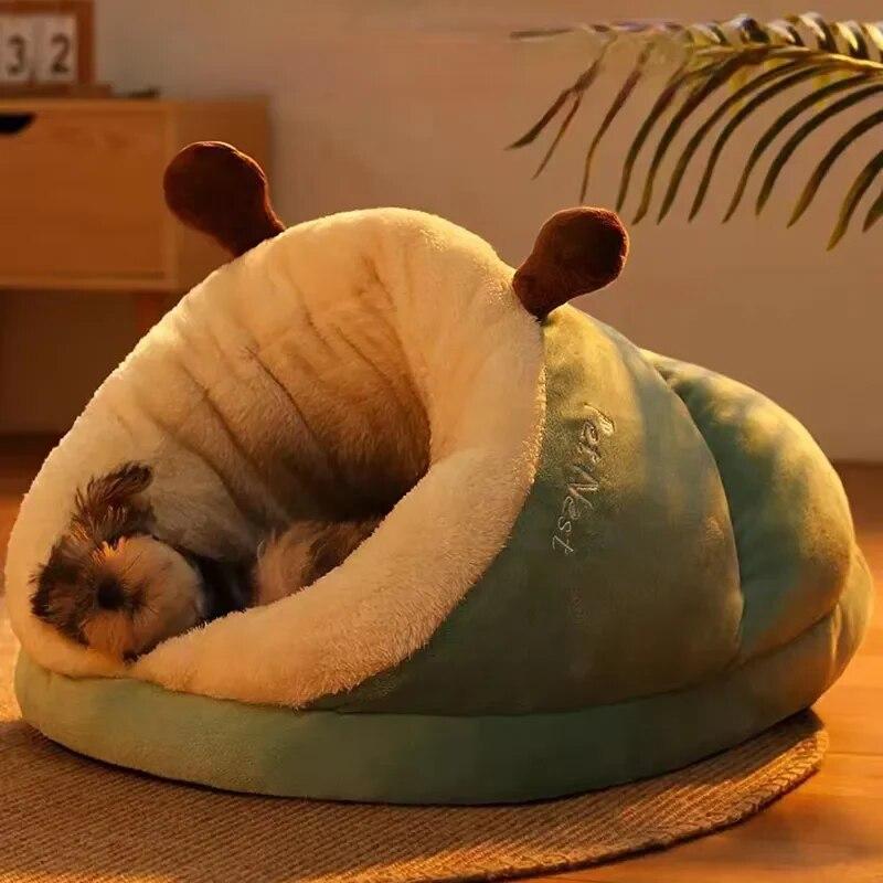 DogCatFri™ ComfyCave: Premium Myk Støtte Varm Komfortabel Hule Seng For Kjæledyr