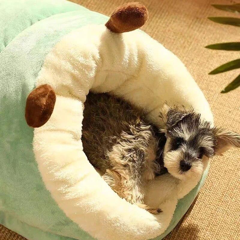 DogCatFri™ ComfyCave: Premium Myk Støtte Varm Komfortabel Hule Seng For Kjæledyr