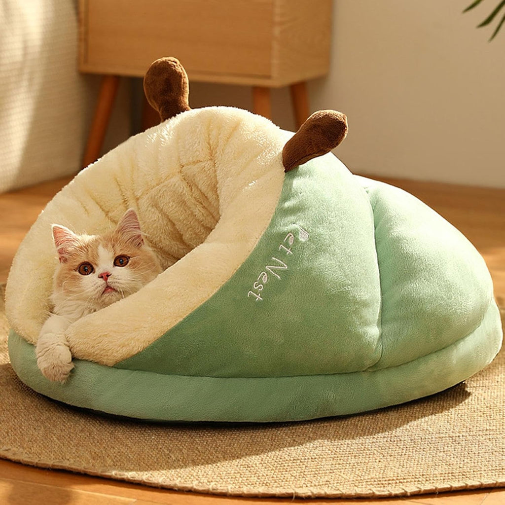DogCatFri™ ComfyCave: Premium Myk Støtte Varm Komfortabel Hule Seng For Kjæledyr