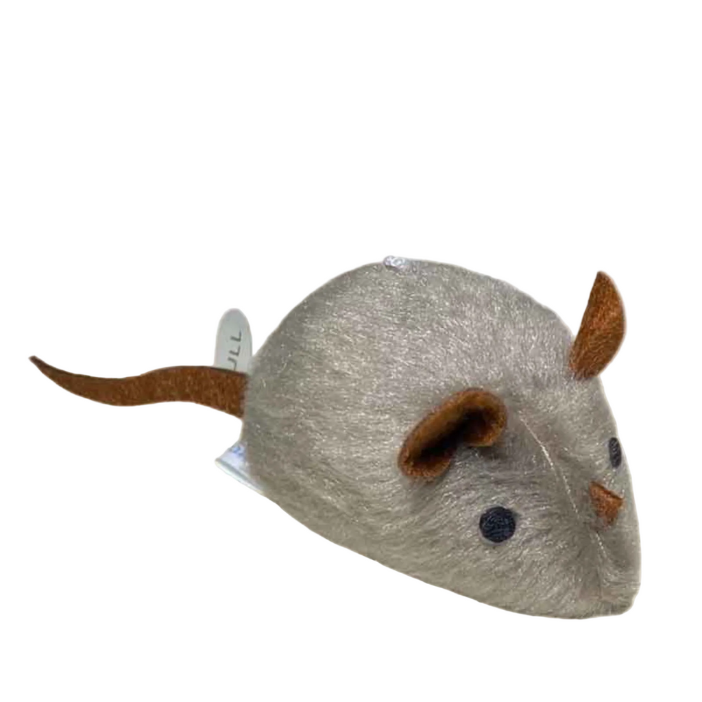 Catfri® SqueakyMouse 1+1 GRATIS: Realistisk Interaktiv Plysj Katte Leke Pepende Mus