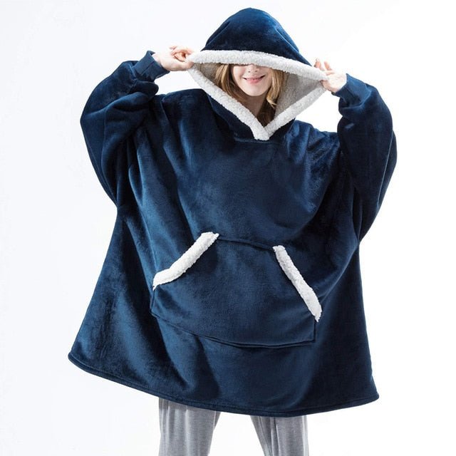 Huge Hoodie – Den Ultimate Overdimensjonerte Hoodie - teppet for Varme & Komfort - NordHjem