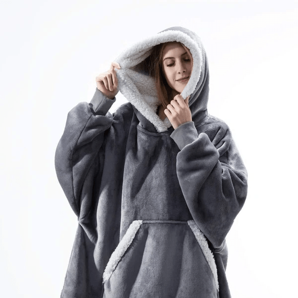 Huge Hoodie – Den Ultimate Overdimensjonerte Hoodie - teppet for Varme & Komfort - NordHjem