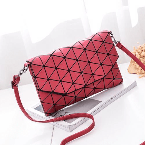 Stilig Geometrisk Skulderveske – Trendy & Allsidig Design - NordHjem