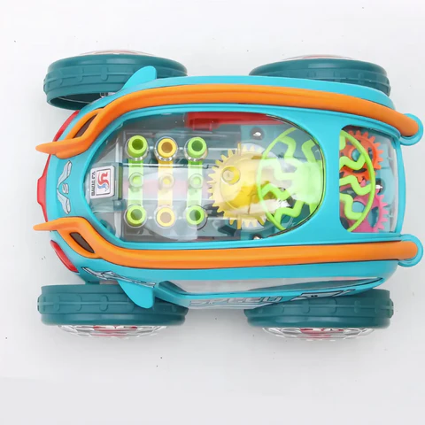 Spinzy | 360° Lysende Stuntbil - NordHjem