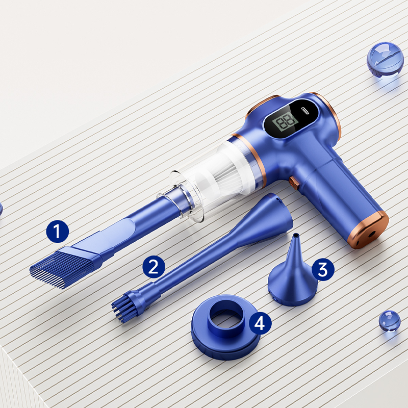 Cleaner Pro° MiniVacuum: Batteri Display Multi Dyse Mini Håndholdt Støvsuger