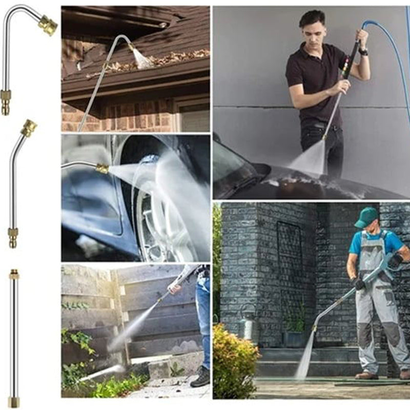 Cleaner Pro° MultiSpray: Multifunksjonell Høytrykks Forlengernozzlesett