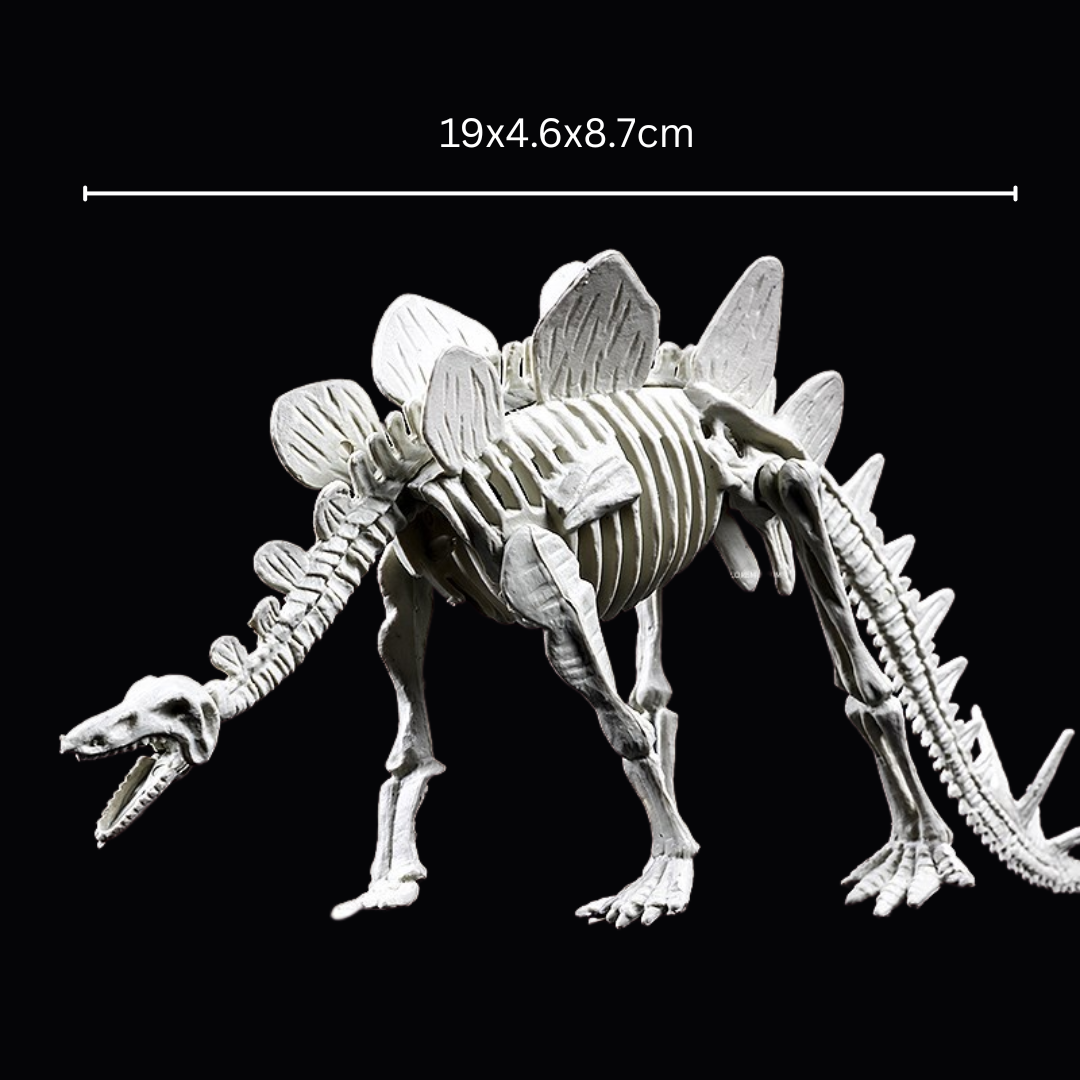 Kletshuts™ SkeletonDinosaur: Lærerikt Skjelett Dinosaur Fossil Grav Sett
